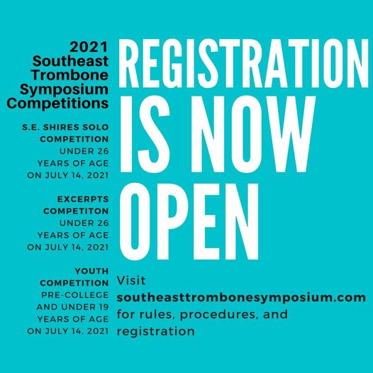 Southeast Trombone Symposium 2021 Competitions International Trombone