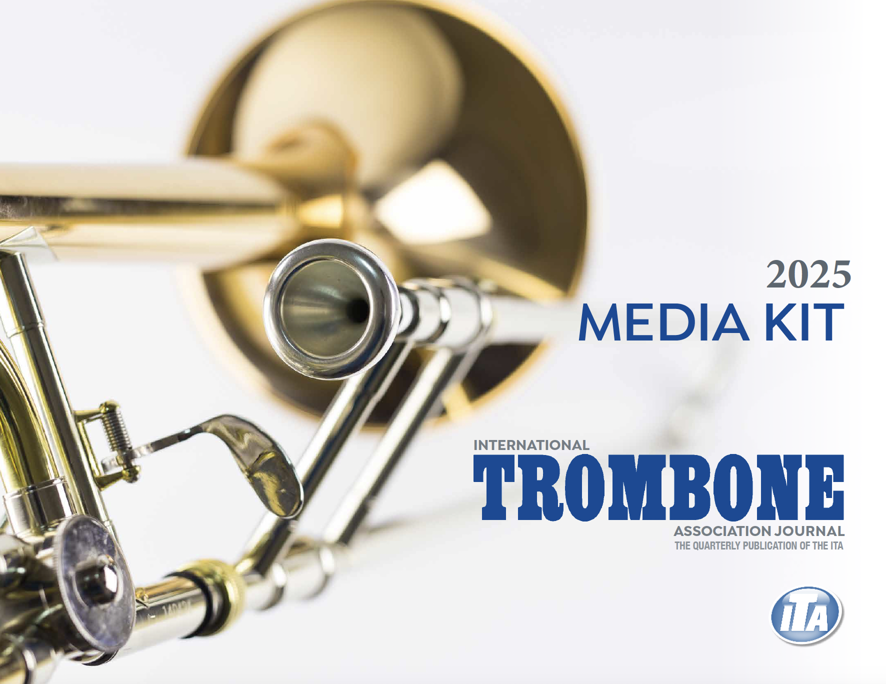 2025 media kit cover with trombone