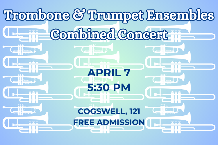 Poster for Indiana University of Pennsylvania Trombone Ensemble