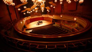 Photo of concert hall at Schwob School of Music