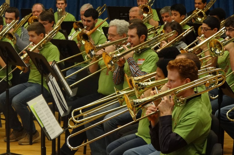 Photo of past University of Delaware Trombone Day