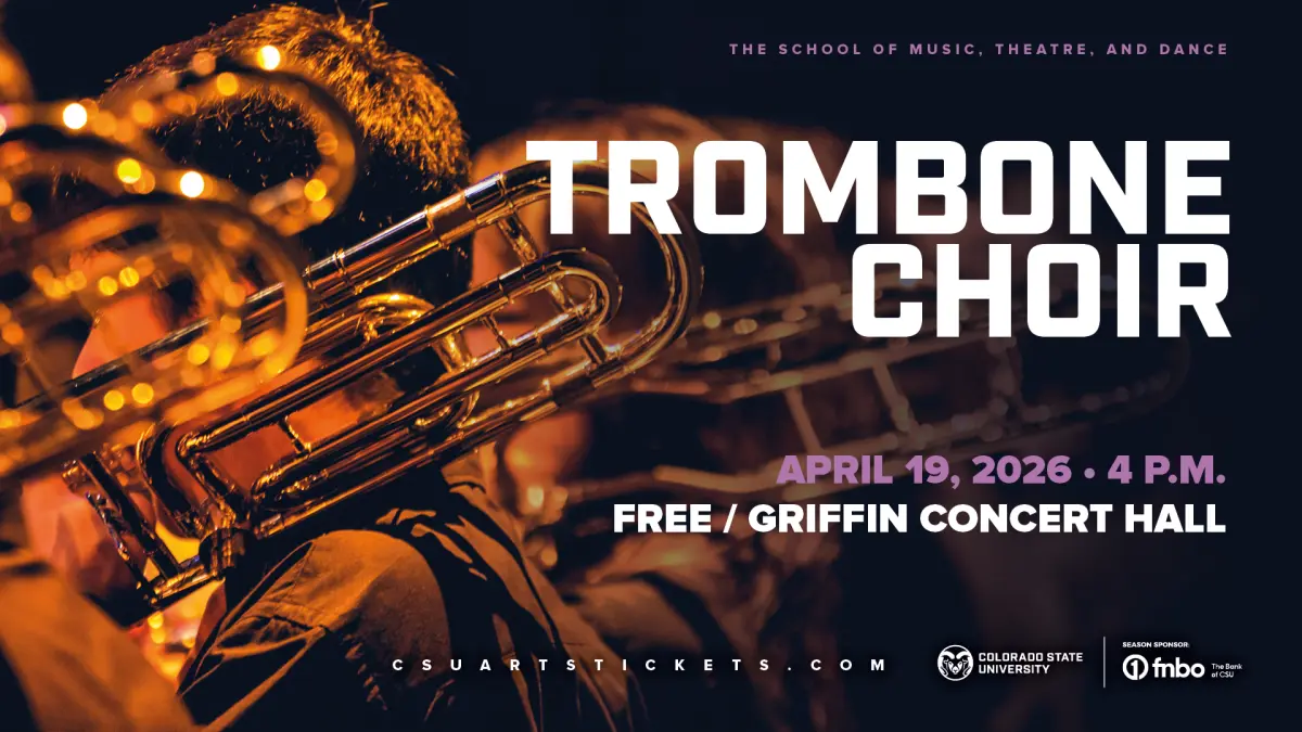 Poster for Colorado State University Trombone Choir