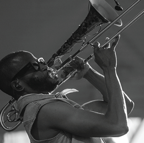 Small clip of Trombone Shorty performing from Shorty Turns 40 website