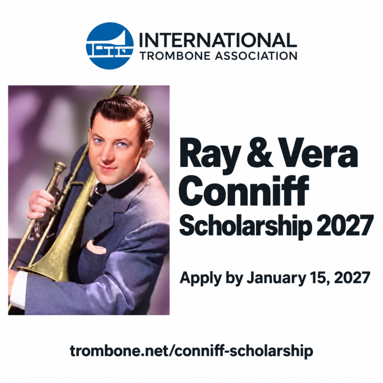 Calling young trombonists ages 12-17!